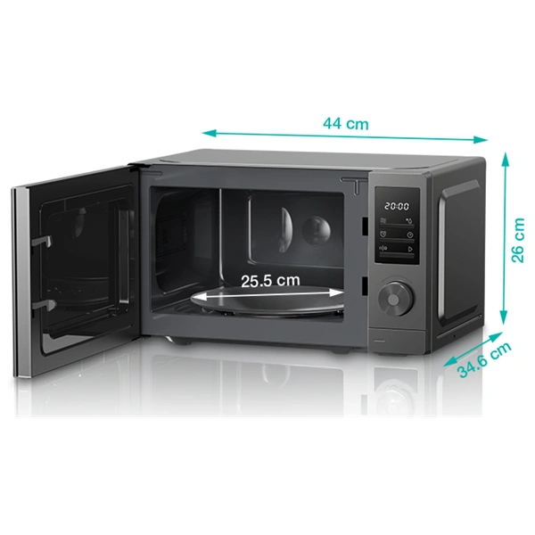 Gorenje MO20E1T4 700W 20L szürke mikrohullámú sütő