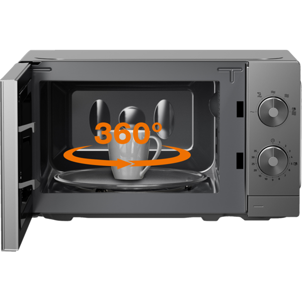 Gorenje MO20E1T4 700W 20L szürke mikrohullámú sütő
