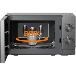 Gorenje MO20E1T4 700W 20L szürke mikrohullámú sütő