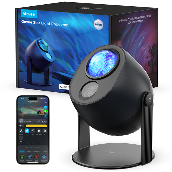 Govee GOVH6093 Galaxy Star Wifi/Bluetooth smart LED projektor
