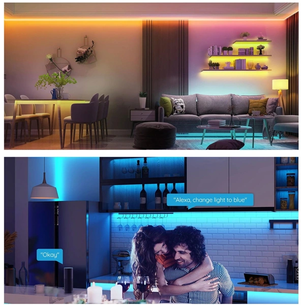 Govee GOVH6110 10m RGB Smart WiFi/Bluetooth LED szalagfények