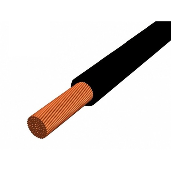 H07V-K 1x10 mm2 fméter Mkh fekete sodrott vezeték