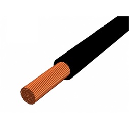 H07V-K 1x10 mm2 fméter Mkh fekete sodrott vezeték
