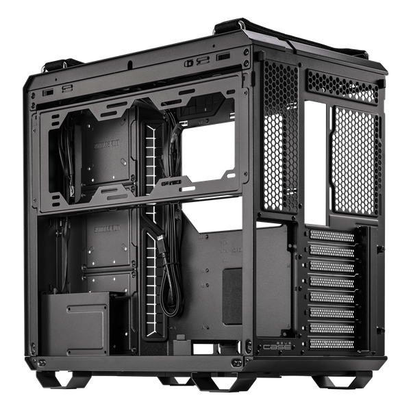 HÁZ Asus TUF Gaming GT502 - midi számítógépház - Fekete