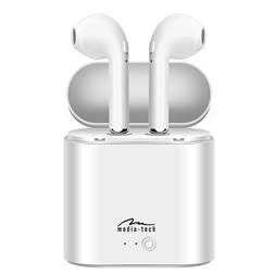 Media-Tech MT3589W R-Phones TWS bluetooth fülhallgató - fehér