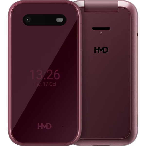 HMD 2660 FLIP 4G TA-1711 2,8" DualSIM piros mobiltelefon