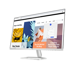 HP 27" Series 5 527sw FHD IPS VGA/HDMI fehér monitor