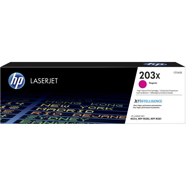 HP CF543X (203X) magenta nagykapacítású toner (Újszerű)