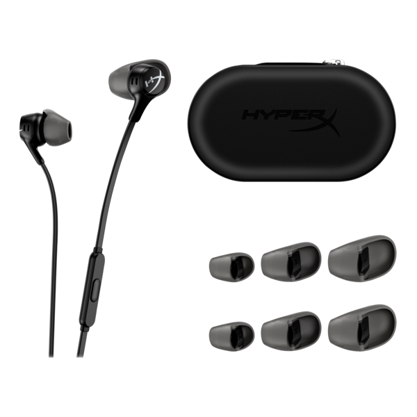 HP HYPERX Cloud Earbuds II vezetékes fekete gamer fülhallgató