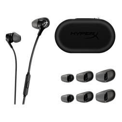 HP HYPERX Cloud Earbuds II vezetékes fekete gamer fülhallgató