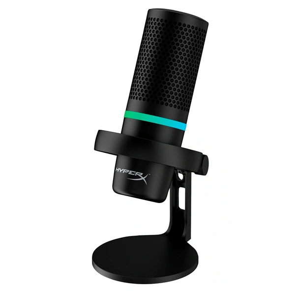 HP HYPERX DuoCast RGB fekete vezetékes mikrofon