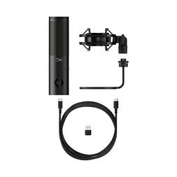 HP HYPERX QuadCast 2 S RGB fekete vezetékes mikrofon