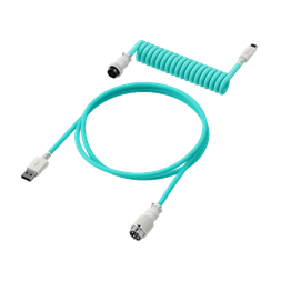 HP HYPERX zöld/fehér USB-C spirálkábel