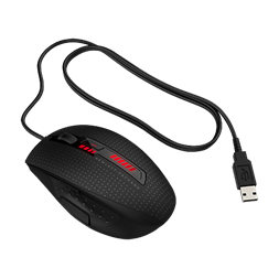 OMEN by HP X9000 vezetékes fekete gamer egér