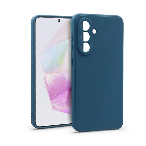 Haffner HF271533 Samsung SM-A356 Galaxy A35 5G kék Matt szilikon tok