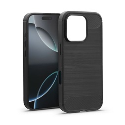 Haffner HF304316 Apple iPhone 16 Pro Max Carbon fekete szilikon tok