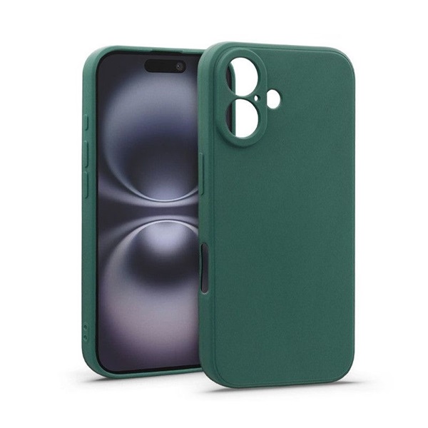 Haffner HF305023 Apple iPhone 16 zöld Matt szilikon tok