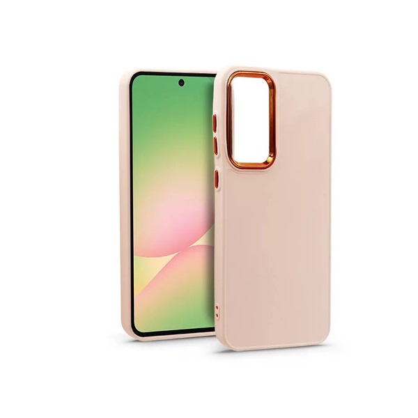 Haffner HF358609 Samsung SM-A566 Galaxy A56 5G Frame pink szilikon tok