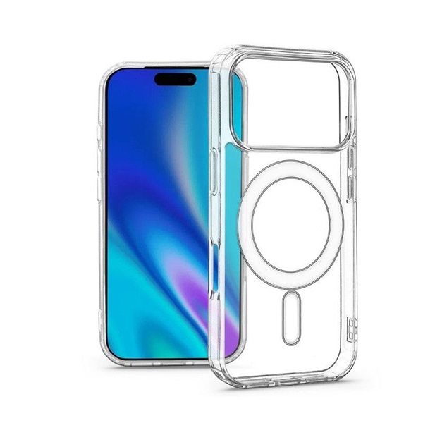 Haffner HF407505 Apple iPhone 17 Pro Clear Mag Cover átlátszó szilikon tok