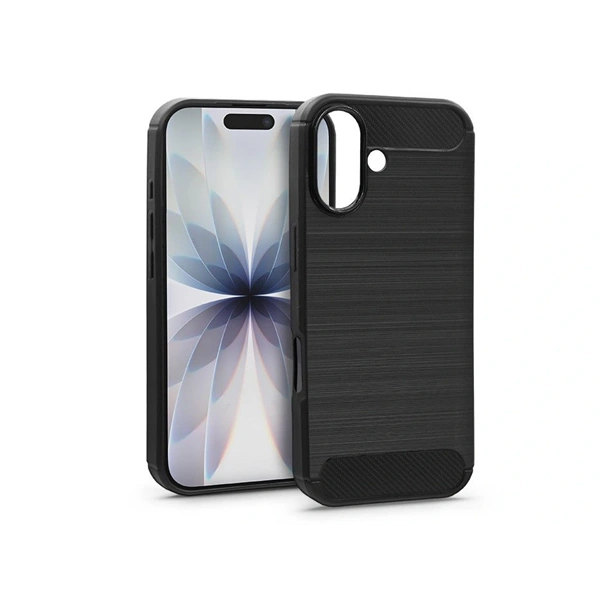Haffner HF554099 Apple iPhone 17 Carbon szilikon fekete tok
