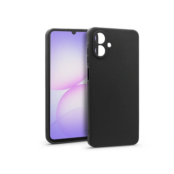 Haffner HF557724 Samsung SM-A075 Galaxy A07 4G Matt szilikon fekete tok