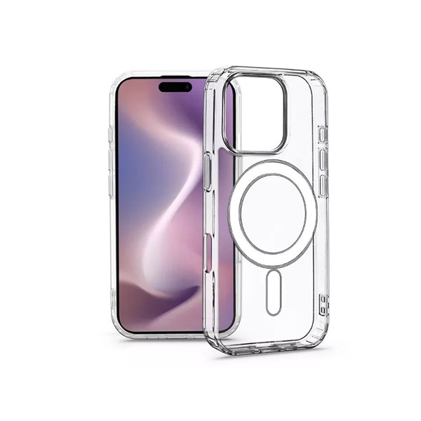 Haffner HF785427 Apple iPhone 16 Pro Anti Shock MagSafe átlátszó szilikon tok