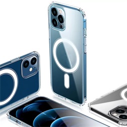 Haffner HF785434 Apple iPhone 16 Plus Anti Shock MagSafe átlátszó szilikon tok