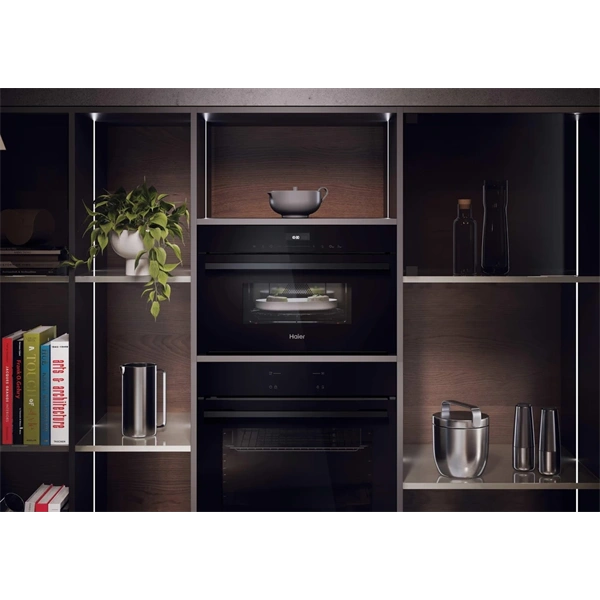 Haier H38DMWID46NB 900W 34L fekete beépíthető mikrohullámú sütő