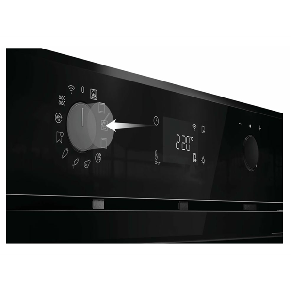 Haier H6 ID23B4HTB fekete, beépíthető, sütőtér: 78L, sütő