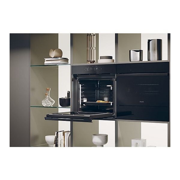Haier H6 ID66G5YTB fekete, beépíthető, sütőtér: 78L, sütő