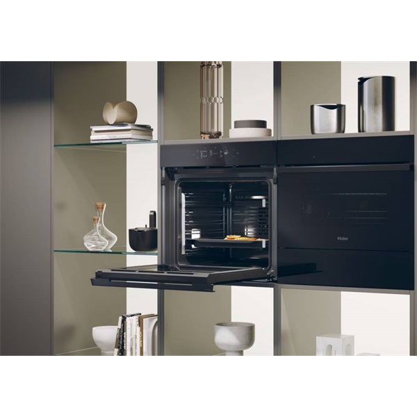Haier H6 ID66G5YTB fekete, beépíthető, sütőtér: 78L, sütő
