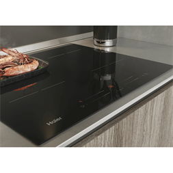Haier HAISJ64MC fekete, beépíthető, indukciós, főzőzóna: 4, beépíthető méret: 56cm, főzőlap