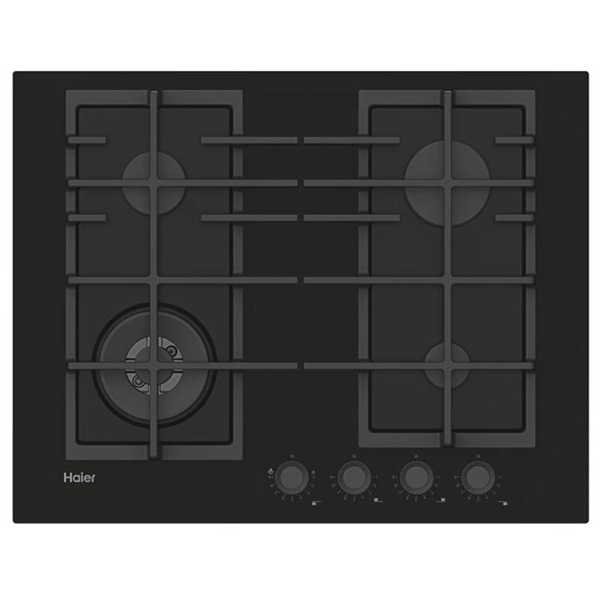 Haier HAVG5BF4S2B/1 fekete, beépíthető, gáz, főzőzóna: 4, beépíthető méret: 56cm, főzőlap