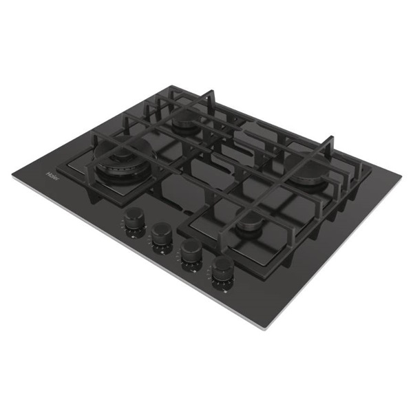 Haier HAVG5BF4S2B/1 fekete, beépíthető, gáz, főzőzóna: 4, beépíthető méret: 56cm, főzőlap
