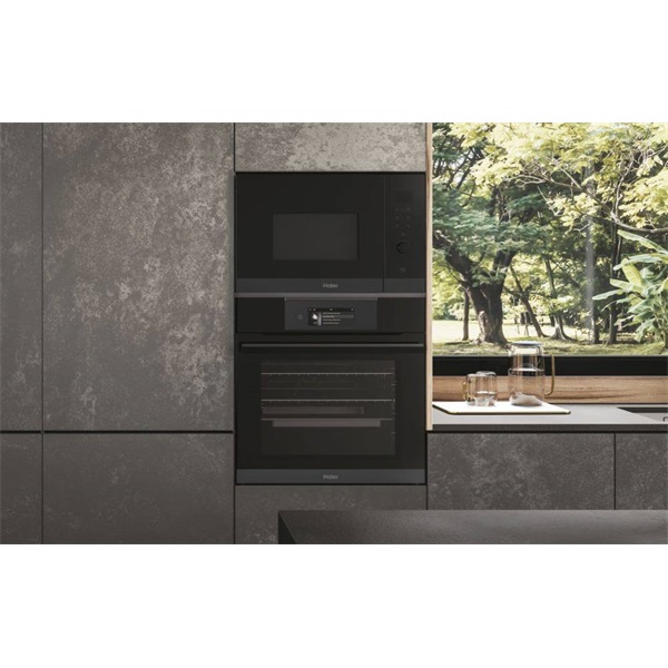 Haier HWO38MG6HXB 900W 25L fekete beépíthető mikrohullámú sütő