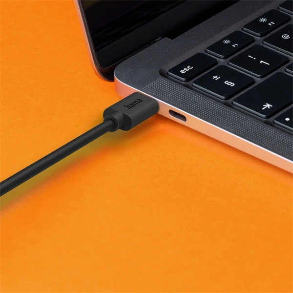 Hama 00086446 1,2m USB-C - USB-C fekete adatkábel