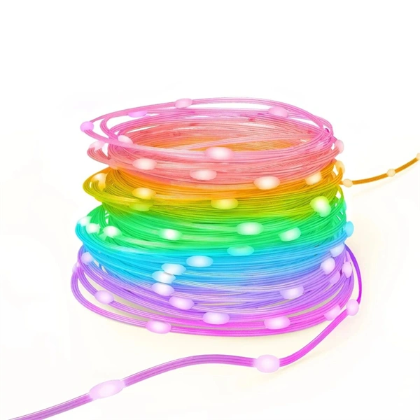 Hama 00176660 10m RGB/USB kültéri smart LED füzér