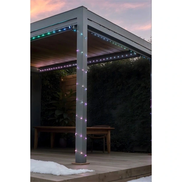 Hama 00176660 10m RGB/USB kültéri smart LED füzér