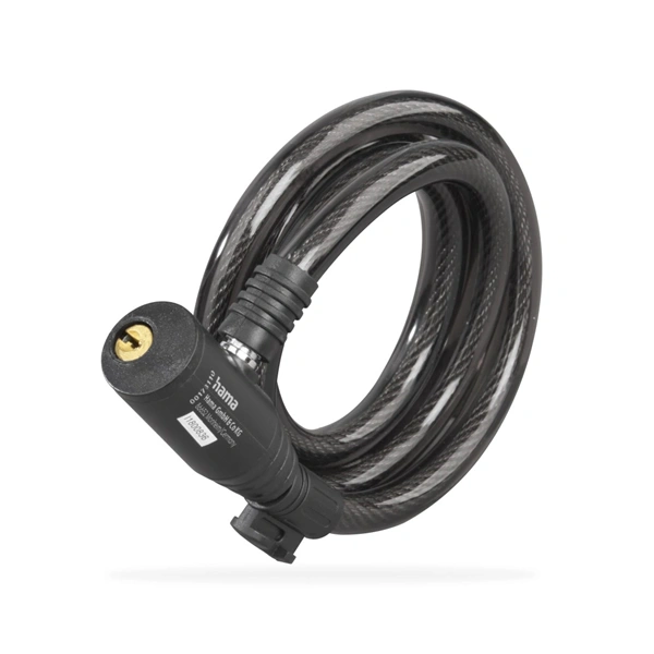 Hama 00178136 120cm spirál kerékpár kábelzár