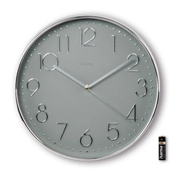 Hama 00185874 Corsica 30cm ezüst falióra