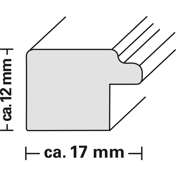 Hama 00193283 Chill 10x15cm fekete műanyag képkeret