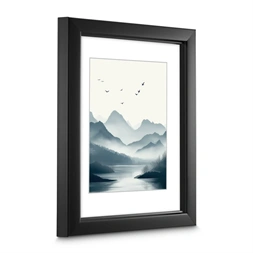 Hama 00193284 Chill 13x18cm fekete műanyag képkeret