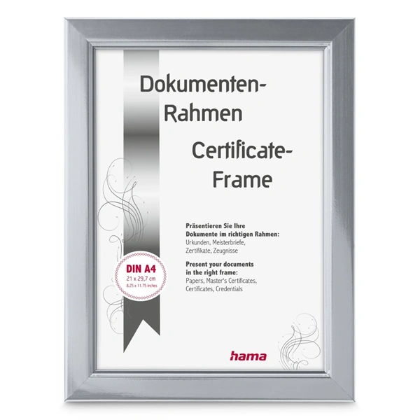 Hama 00193291 Chill 21x29,7cm ezüst műanyag képkeret