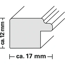 Hama 00193296 Chill 21x29,7cm fehér műanyag képkeret
