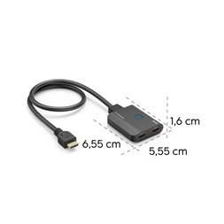 Hama 00205284 1 bemenet - 2 kimenet (4K) HDMI elosztó
