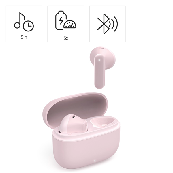Hama 00221755 FREEDOM LGHT II True Wireless Bluetooth rózsaszín fülhallgató