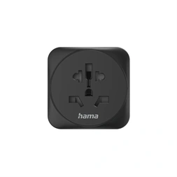 Hama 00223454 Világ - Európa fekte utazóadapter