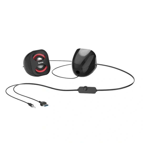 Hama 173131 "SONIC MOBILE 183" USB tápellátású fekete hangszóró