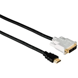 Hama 34033 HDMI-DVI/D Összekötokábel 2,0M, Com