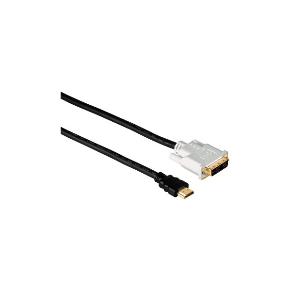 Hama 34033 HDMI-DVI/D Összekötokábel 2,0M, Com